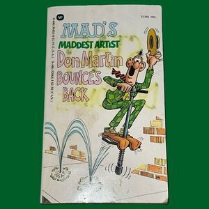 Vintage MAD's Maddest Artist Don Martin Bounces Back Comic Paperback Book